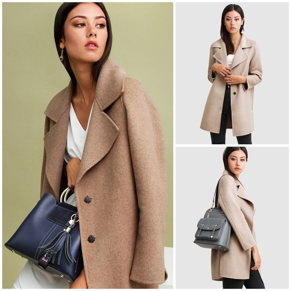 belle & bloom ~ Ex-Boyfriend Wool Blend Oversized Jacket